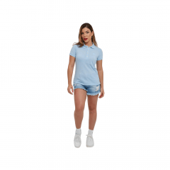 Camiseta Polo Feminina TXC Azul Ref: 27071