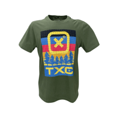 Camiseta Masculina TXC Custom Verde Militar Ref. 191478