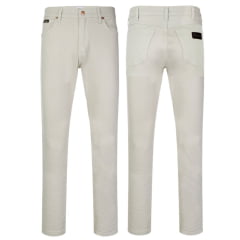 Calça Jeans Masculina Wrangler Slim Areia - Ref. WM1701AR