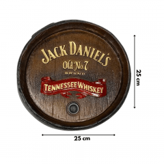 Quadro Tampa de Barril Jack Daniel's