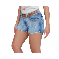 Shorts Jeans Feminina Minuty Azul Ref. 221227
