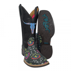 Bota Texana Feminina Os Moiadeiros Fóssil - Ref.MORS284 MORS287