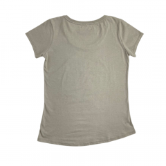 Camiseta Feminina Estanciero Bege Ref: 4552A-082