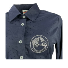 Camisa Feminina Sentinela Gaúcha Bordada Ref. 37 - Escolha a cor
