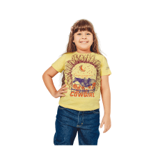 Camiseta Infantil Ox Horns Amarela - Ref.5119