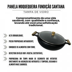 Panela Moquequeira - Fundição Santana 4,9 Litros  -Ref6545