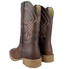 Bota Texana Masculina Jácomo Fóssil Oil Café - Ref. 3101/UMA