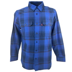 Camisa Xadrez Masculina Levi's Azul Ref.195870230