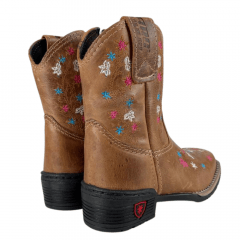 Bota Texana Infantil Aragoni Fóssil Pinhão - Ref. A024