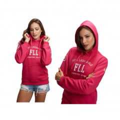 Moletom Feminino TXC M.L Bordado Rosa - Ref. 9109