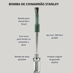 Bomba Chimarrão Stanley Classic Straw Verde Ref:8059