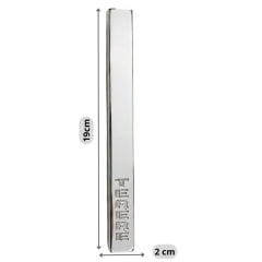 Bomba Inox Para Tereré Bortonaggio Gravação Tereré 19CM Ref. TL001
