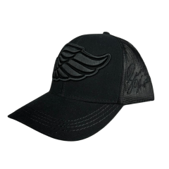 Boné Feminino Zenz Western Wing Preto ZW Com Logo Preto - Ref. ZW0122043-726
