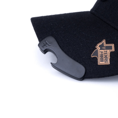 Boné Texas Farm Preto Com Abridor de Garrafa Logo e Telinha - Ref. TF 1041
