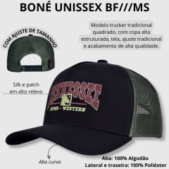 Boné Unissex BF///MS BF Tennessee Preto/Verde Ref.1243