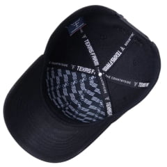 Boné Unissex Texas Farm American Tour Preto Com Logo TX USA Em Preto Ref:TF862
