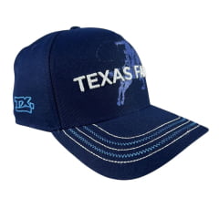 Boné Unissex Texas Farm Azul Marinho Com Logo Bordado e Branco - Ref. TF869