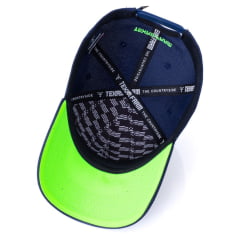 Boné Unissex Texas Farm Azul Marinho Com Logo Verde Neon Ref.TF672