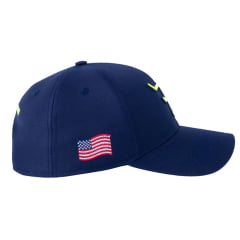 Boné Unissex Texas Farm Azul Marinho Com Logo Verde Neon Ref.TF672