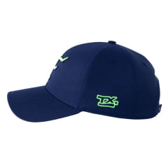 Boné Unissex Texas Farm Azul Marinho Com Logo Verde Neon Ref.TF672