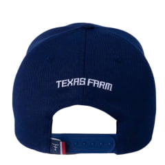 Boné Unissex Texas Farm Azul Marinho New Texas Com Logo Aplicada Em Branco Ref:TF672