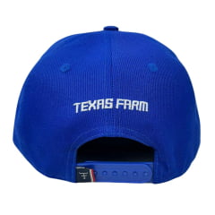 Boné Unissex Texas Farm Azul Royal Com Logo Eua Ref:355