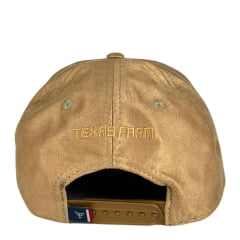 Boné Unissex Texas Farm Caramelo Track Com Logo Em Dourado Ref:TF897