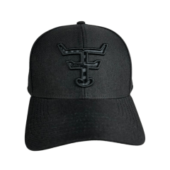 Boné Unissex Texas Farm Preto Com Logo Preto - Ref. TF355