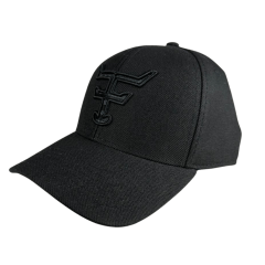 Boné Unissex Texas Farm Preto Com Logo Preto - Ref. TF355