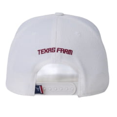 Boné Unissex Texas Farm Sleek Off White Com Logo Bordada Em Bordô Ref.TF961