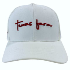 Boné Unissex Texas Farm Sleek Off White Com Logo Bordada Em Bordô Ref.TF961