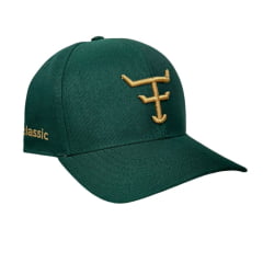 Boné Unissex Texas Farm Verde Musgo Classic Com Logo Dourado Ref:TF863