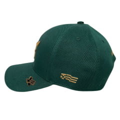 Boné Unissex Texas Farm Verde Musgo Classic Com Logo Dourado Ref:TF863