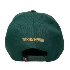 Boné Unissex Texas Farm Verde Musgo Classic Com Logo Dourado Ref:TF863