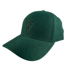 Boné Unissex Texas Farm Verde Musgo Com Logo Verde Ref TF1020
