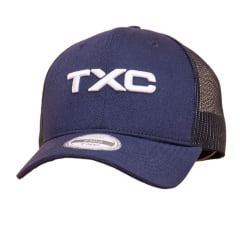 Boné Unissex TXC Azul Marinho Com Logo Bordada Em Branco Ref.120261C