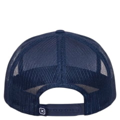 Boné Unissex TXC Azul Marinho High Snap Com Bordado Azul Ref:11939C