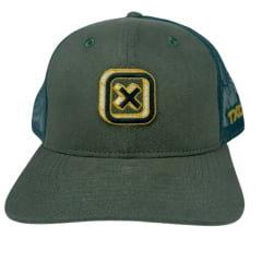 Boné Unissex Txc Custom Bordado Verde Militar Com Logo Amarelo /Preto Ref: 120035 C