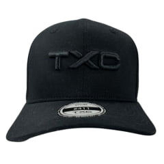 Boné Unissex TXC Custom Preto De Tecido Com Logo Bordada Ref:11943C