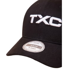 Boné Unissex TXC Preto Com Logo Bordada Em Branco Ref:120192C