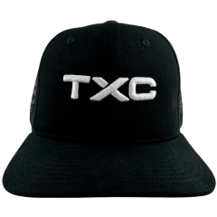 Boné Unissex TXC Preto Com Logo Bordada Em Branco Ref:120192C Boné Unissex TXC Preto Com Logo Bordada Em Branco Ref:120192C
