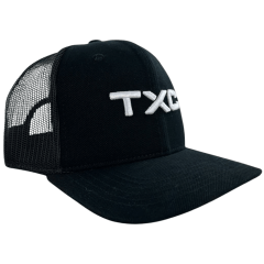Boné Unissex TXC Preto Com Logo Bordada Em Branco Ref:120192C