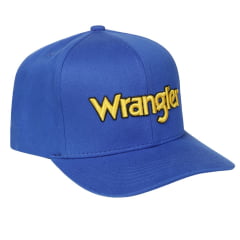 Boné Unissex Wrangler Azul Royal Com Logo Amarelo Ref:WMC383RO
