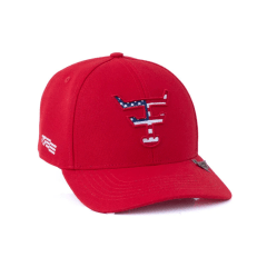Boné Texas Farm Vermelho Com Logo EUA - Ref. TF355