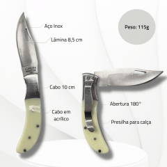 Canivete Ferreira 131 Barretos Acrílico Inox