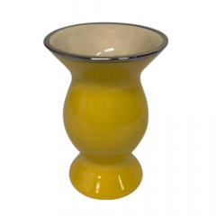 Cuia de Chimarrão Bortonaggio de Porcelana Amarelo