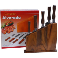 Conjunto Pazpazini Alvorada Para Cozinha E Churrasco 5 Peças Ref:3060