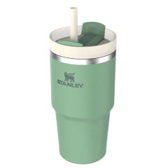 Copo Térmico Stanley Quencher Tumbler Com Canudo 591ML Jade Verde Claro Ref.8326