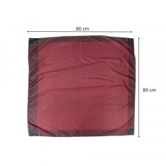 Lenço Gaúcho Unissex Sentinela Carijó Várias Cores 80x80cm