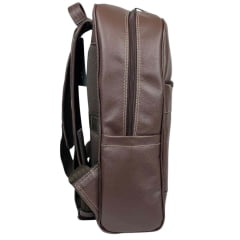 Mochila Masculina PelliBrasil 100% Couro Marrom Para Notebook Até 15" Pearson Texas Ref: 2130